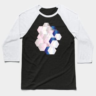 Translucent cubes and polygons Baseball T-Shirt